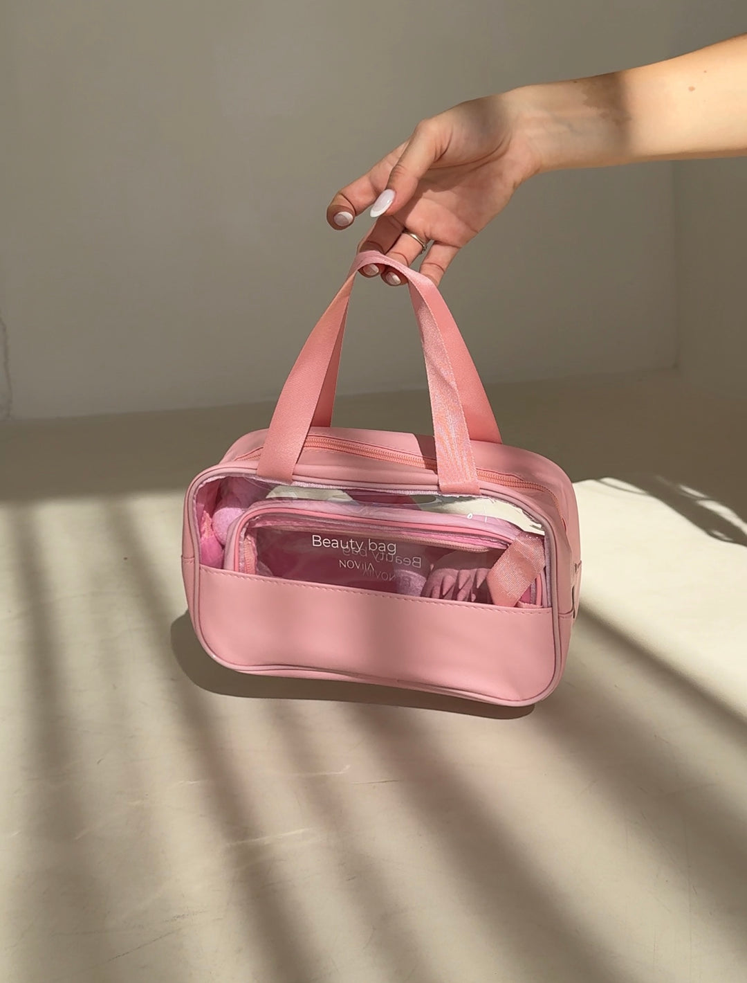 מארז רחצה ורוד