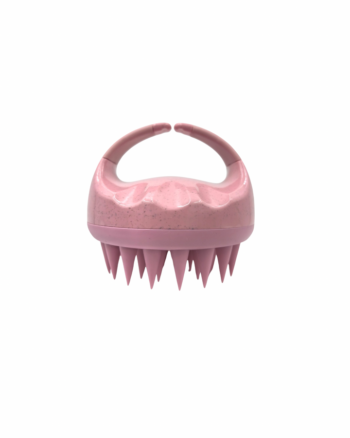 מברשת לעיסוי הקרקפת ורוד