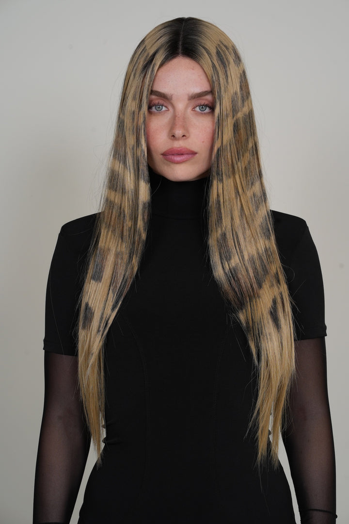 פאה מנומרת בלונד - מלאי מוגבל