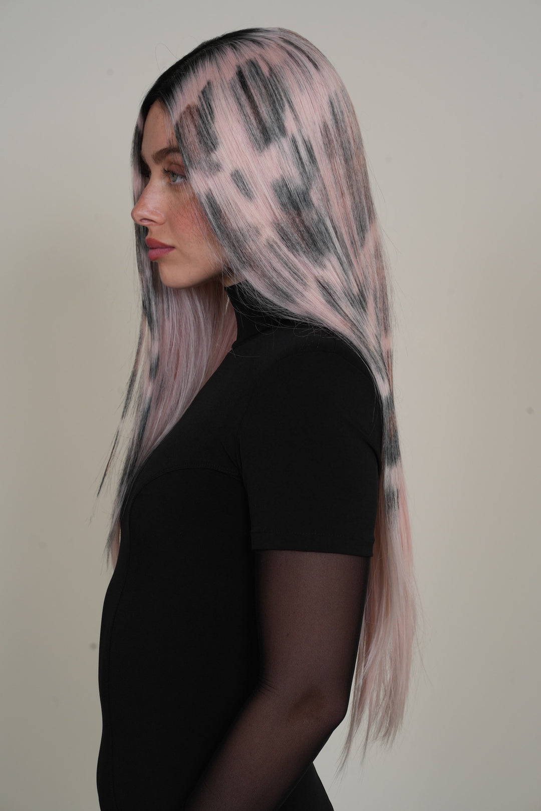 פאה מנומרת ורודה - מהדורה מוגבלת