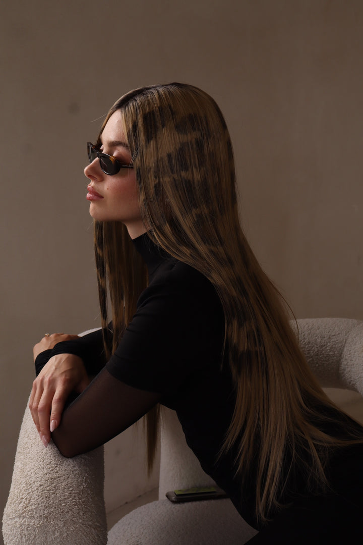 פאה מנומרת בלונד - מלאי מוגבל