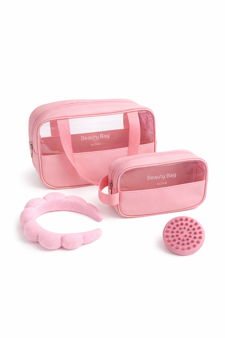 מארז רחצה ורוד